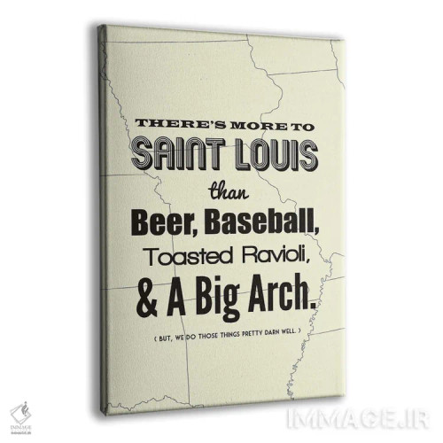 تابلو سنت لوئیس فراتر از اینهاست اثر پرینتهای بنتون پارک (استودیو/گالری هنری) - نمای پرسپکتیو محصول