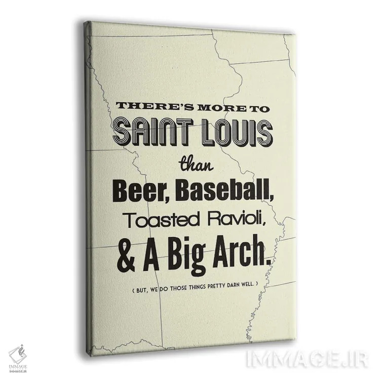 تابلو سنت لوئیس فراتر از اینهاست اثر پرینتهای بنتون پارک (استودیو/گالری هنری) - نمای پرسپکتیو محصول