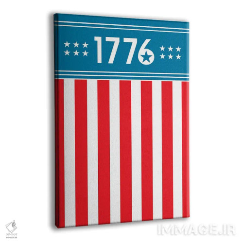 تابلو ۱۷۷۶ (سال استقلال آمریکا) اثر پرینتهای بنتون پارک (استودیو/گالری هنری) - نمای پرسپکتیو محصول