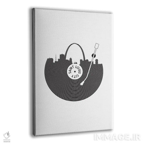 تابلو صفحه گرامافون سنت لوئیس اثر پرینتهای بنتون پارک (استودیو/گالری هنری) - نمای پرسپکتیو محصول