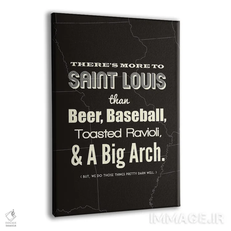 تابلو سنت لوئیس فراتر از اینهاست اثر پرینتهای بنتون پارک (استودیو/گالری هنری) - نمای پرسپکتیو محصول