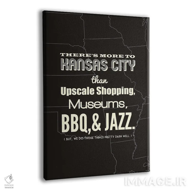 تابلو کانزاسسیتی فراتر از اینهاست اثر پرینتهای بنتون پارک (استودیو/گالری هنری) - نمای پرسپکتیو محصول