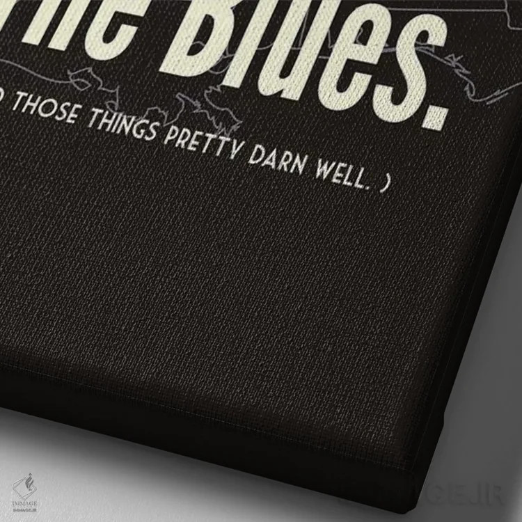 تابلو ممفیس فراتر از اینهاست اثر پرینتهای بنتون پارک (استودیو/گالری هنری) - نمای نزدیک بافت بوم