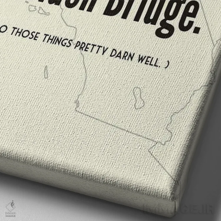 تابلو سان فرانسیسکو فراتر از اینهاست اثر پرینتهای بنتون پارک (استودیو/گالری هنری) - نمای نزدیک بافت بوم