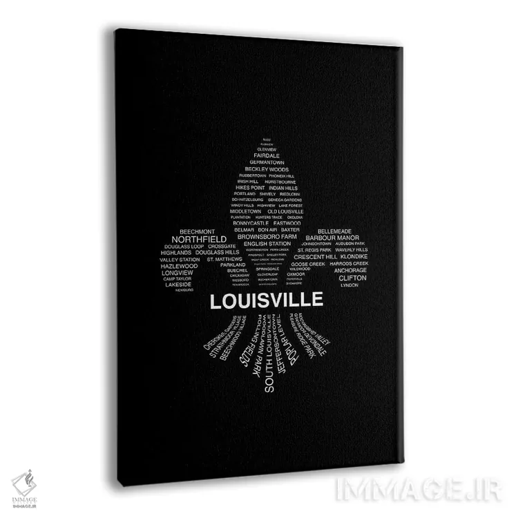 تابلو لوییویل اثر پرینتهای بنتون پارک (استودیو/گالری هنری) - نمای پرسپکتیو محصول