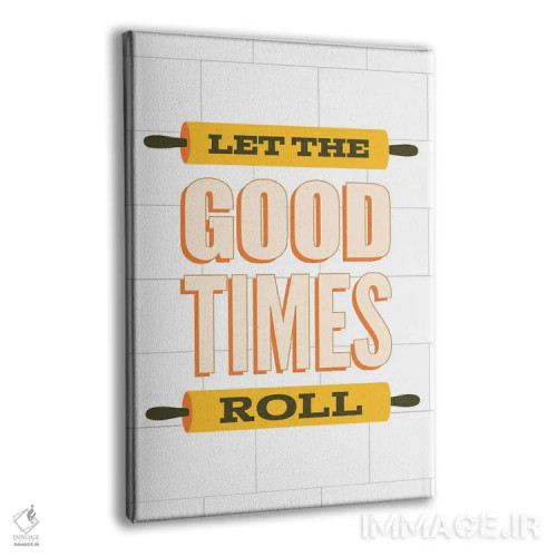 تابلو بگذار لحظات خوب جریان پیدا کند اثر پرینتهای بنتون پارک (استودیو/گالری هنری) - نمای پرسپکتیو محصول