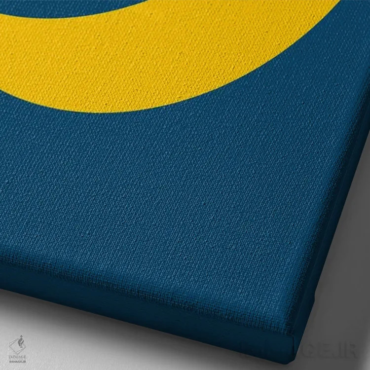 تابلو مرا به ماه ببر اثر پرینتهای بنتون پارک (استودیو/گالری هنری) - نمای نزدیک بافت بوم