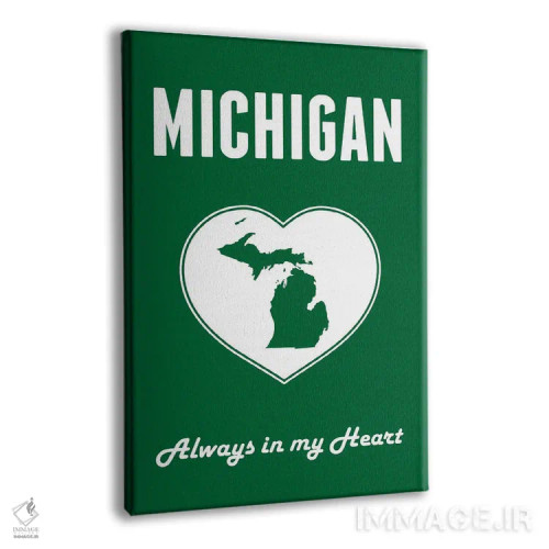 تابلو میشیگان (ایالت آمریکا) اثر پرینتهای بنتون پارک (استودیو/گالری هنری) - نمای پرسپکتیو محصول