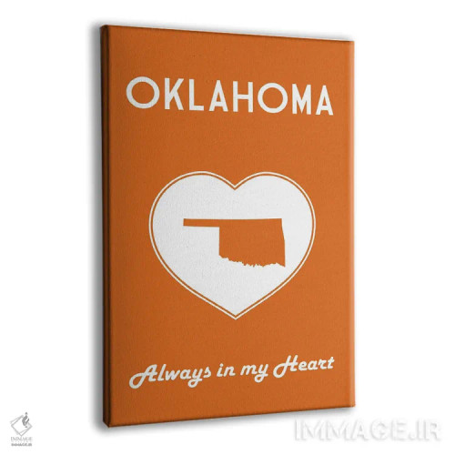 تابلو اوکلاهما (ایالت آمریکا) اثر پرینتهای بنتون پارک (استودیو/گالری هنری) - نمای پرسپکتیو محصول