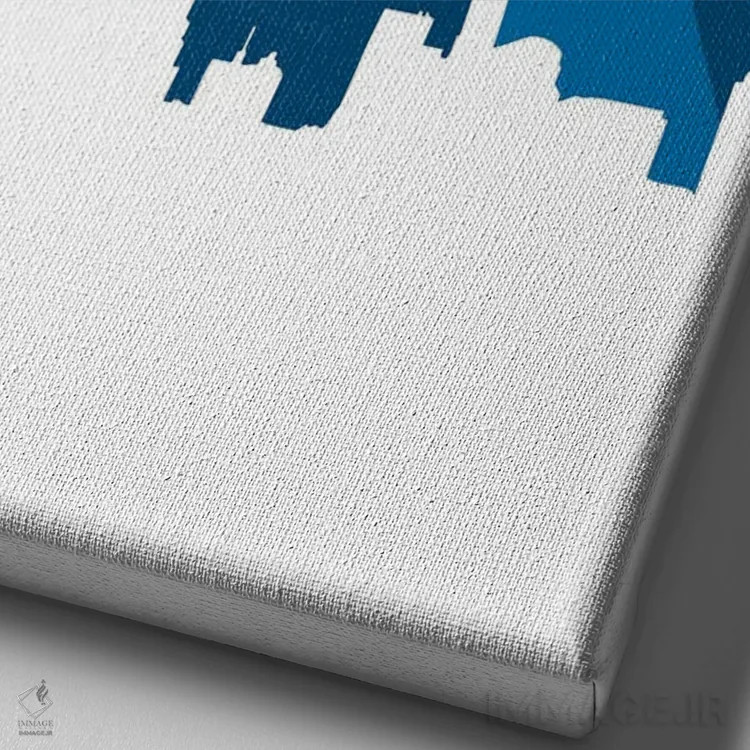 تابلو سیگنال ابرقهرمانی سنت لوئیس اثر پرینتهای بنتون پارک (استودیو/گالری هنری) - نمای نزدیک بافت بوم