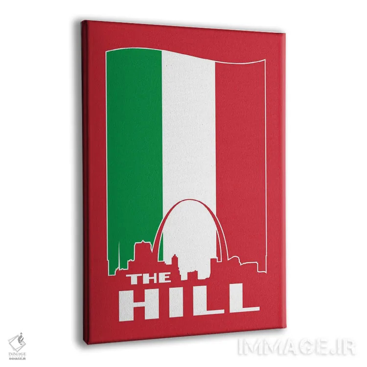 تابلو تپه (The Hill محله ایتالیاییها در سنت لوئیس) اثر پرینتهای بنتون پارک (استودیو/گالری هنری) - نمای پرسپکتیو محصول