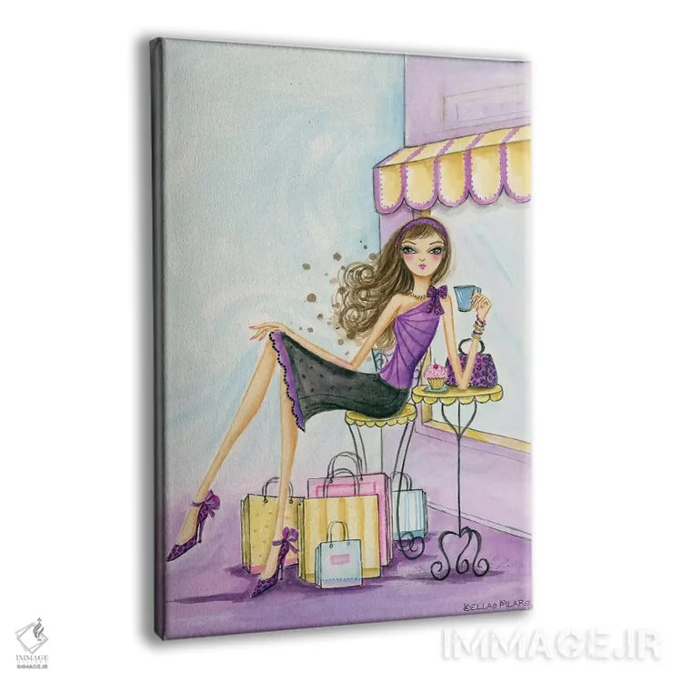 تابلو به استقبال خرید درمانی برو اثر بلا پیلار - نمای پرسپکتیو محصول