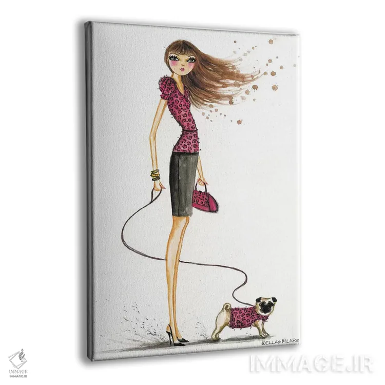 تابلو تولهپرنسس اثر بلا پیلار - نمای پرسپکتیو محصول