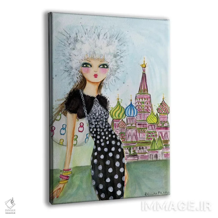 تابلو مسکو (روسیه) اثر بلا پیلار - نمای پرسپکتیو محصول