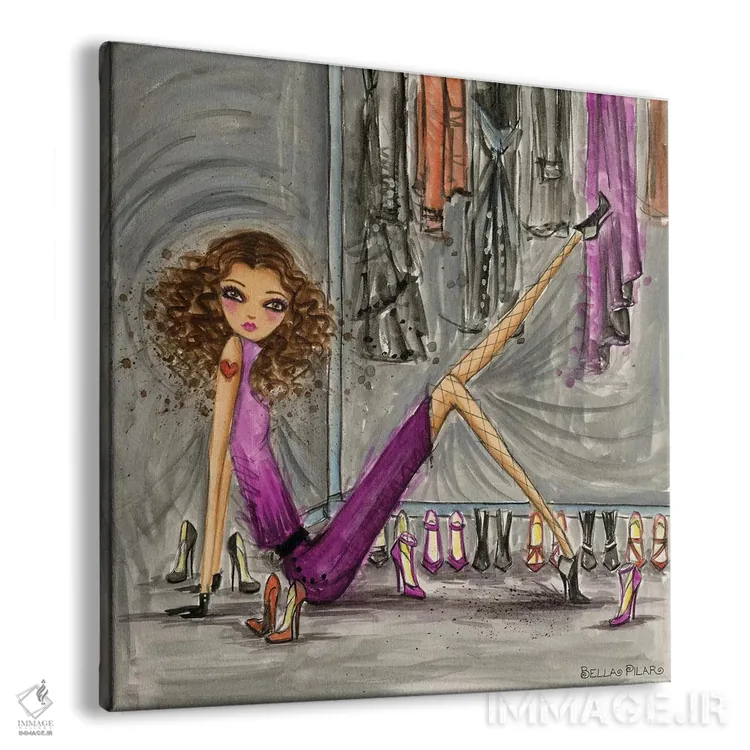 تابلو رفتار مدل شماره ۸ اثر بلا پیلار - نمای پرسپکتیو محصول