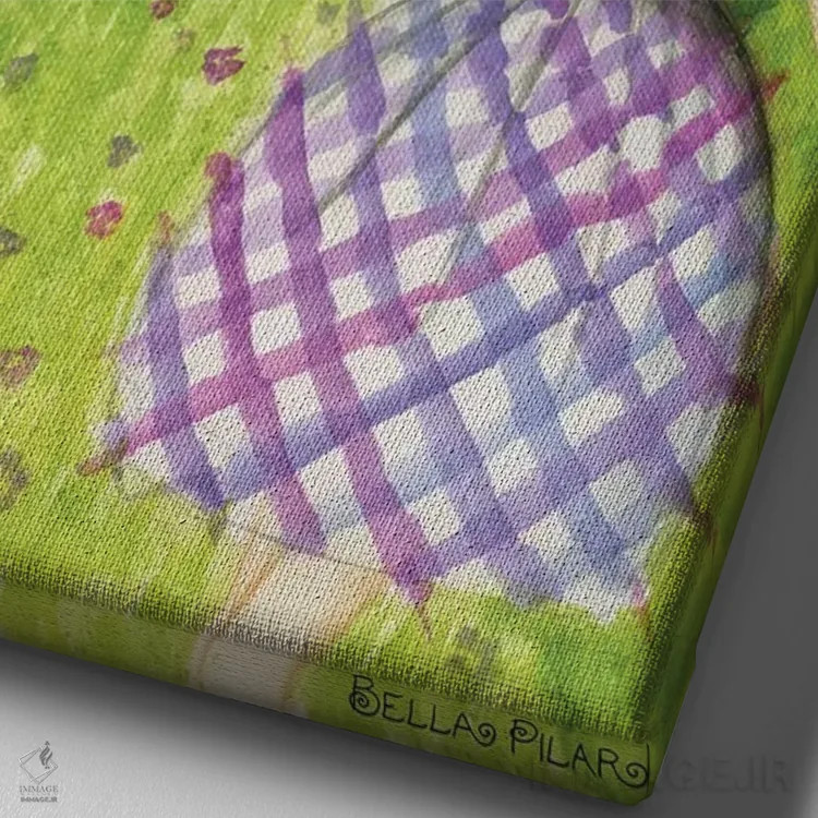 تابلو بهار در سامر ساید شماره ۲ اثر بلا پیلار - نمای نزدیک بافت بوم