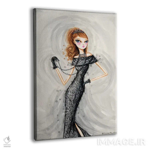 تابلو ستارهٔ کوچک در نیمه شب اثر بلا پیلار - نمای پرسپکتیو محصول