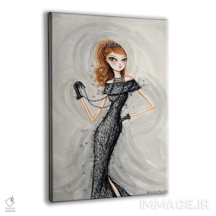 تابلو ستارهٔ کوچک در نیمه شب اثر بلا پیلار - نمای پرسپکتیو محصول