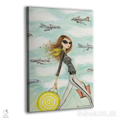 تابلو واندا در راه است اثر بلا پیلار - نمای پرسپکتیو محصول