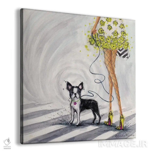 تابلو زندگی بر گذر عابر پیاده اثر بلا پیلار - نمای پرسپکتیو محصول