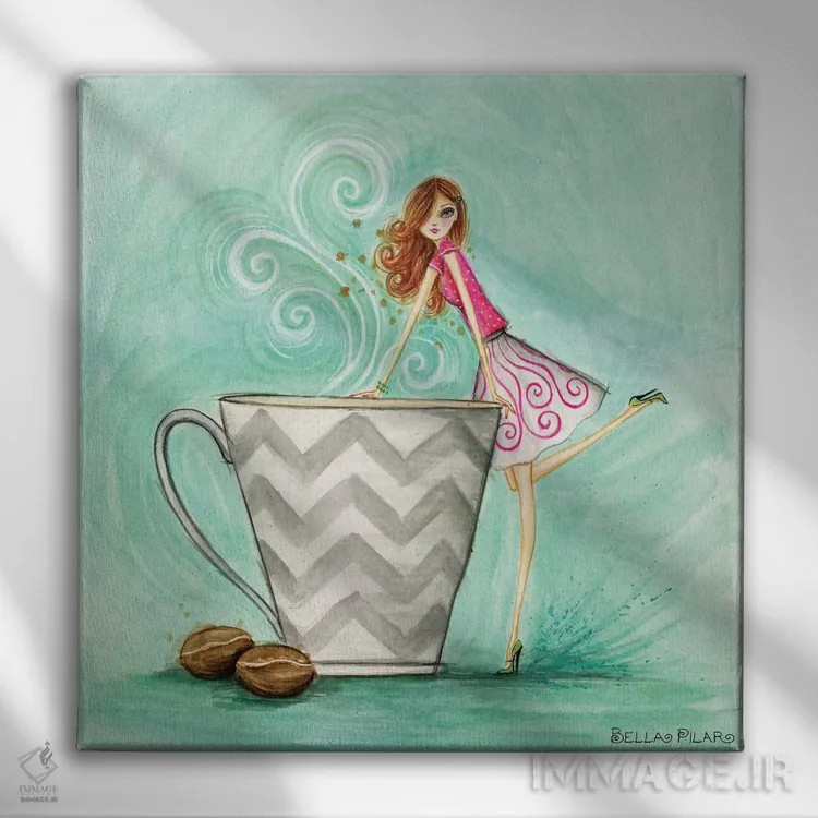 تابلو جاوای جوزی اثر بلا پیلار - نمای روبهرو روی دیوار