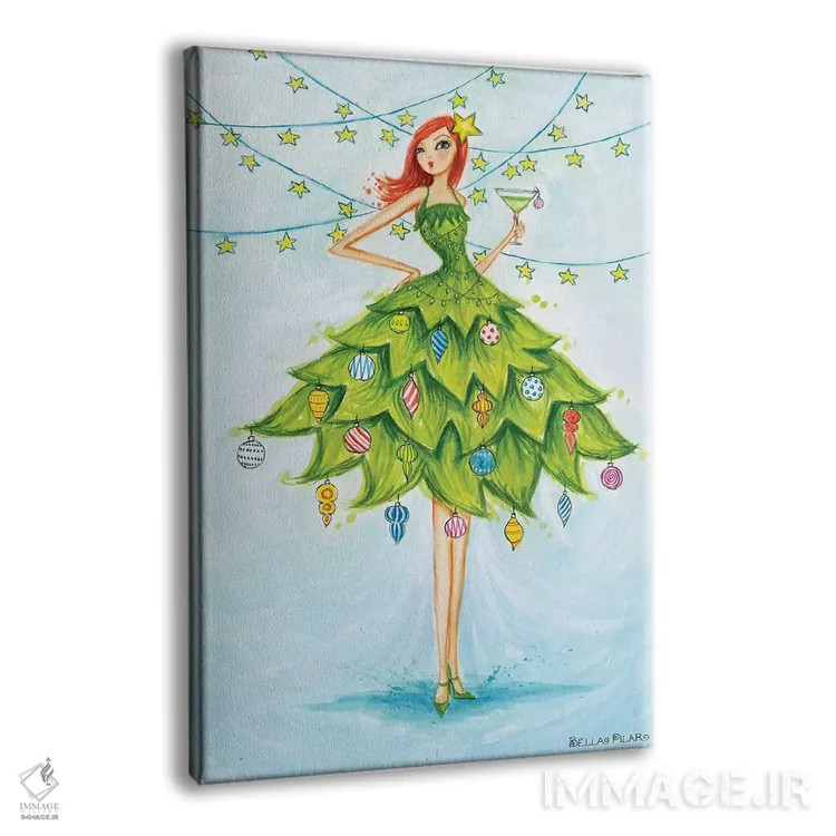 تابلو مارتینی شاد اثر بلا پیلار - نمای پرسپکتیو محصول