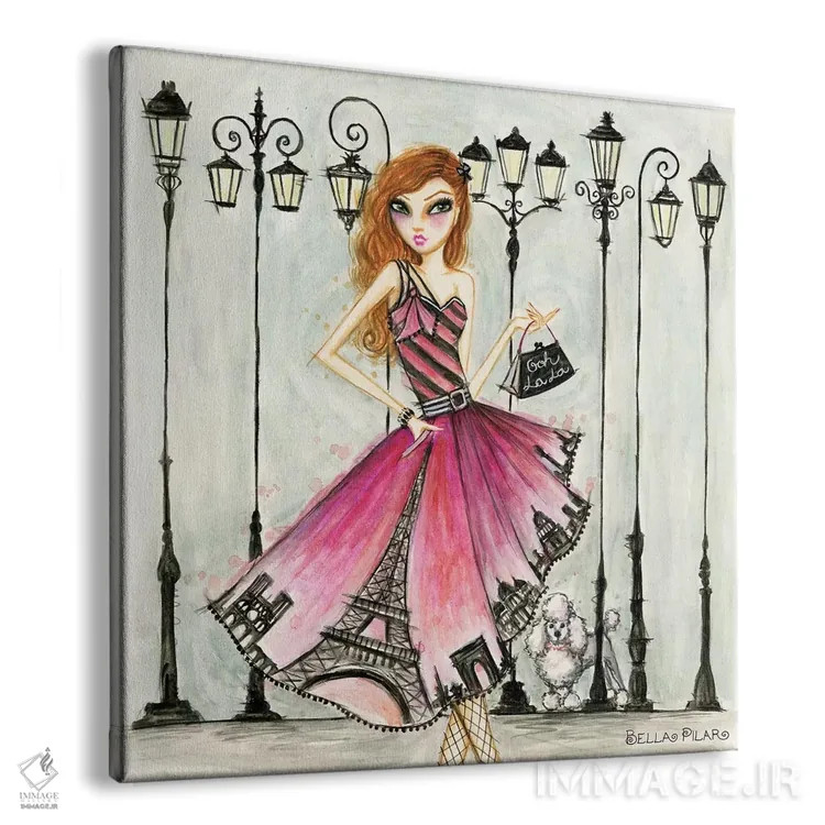 تابلو پاریس (فرانسه) اثر بلا پیلار - نمای پرسپکتیو محصول