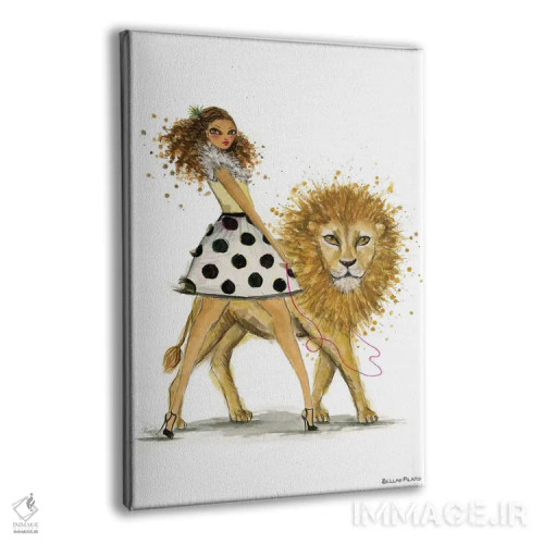 تابلو اسد (برج فلکی) اثر بلا پیلار - نمای پرسپکتیو محصول