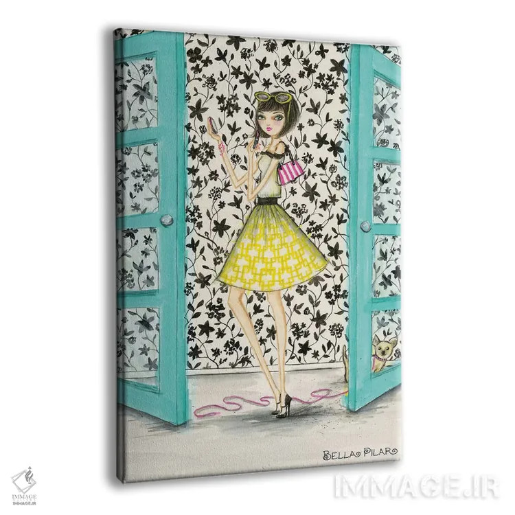 تابلو دروازه پناهگاه لوکس اثر بلا پیلار - نمای پرسپکتیو محصول