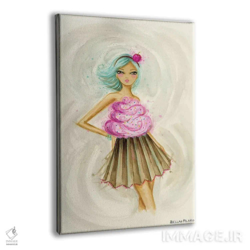 تابلو پیراهن کاپکیکی اثر بلا پیلار - نمای پرسپکتیو محصول