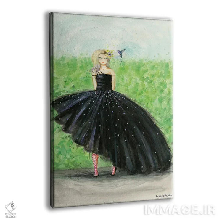 تابلو مهمانی روباز (فضای باز) اثر بلا پیلار - نمای پرسپکتیو محصول