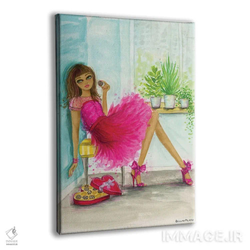 تابلو هوس شکلات آلیا اثر بلا پیلار - نمای پرسپکتیو محصول