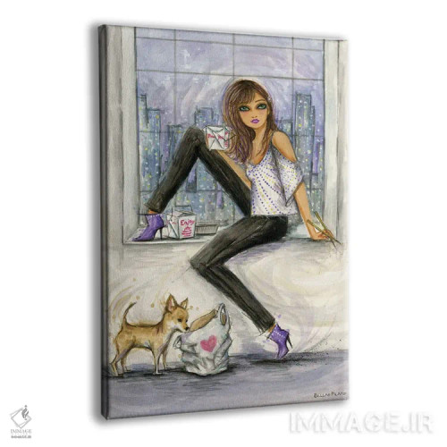 تابلو امشب غذای بیرونبر اثر بلا پیلار - نمای پرسپکتیو محصول