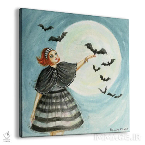 تابلو الاین و خفاشهایش اثر بلا پیلار - نمای پرسپکتیو محصول