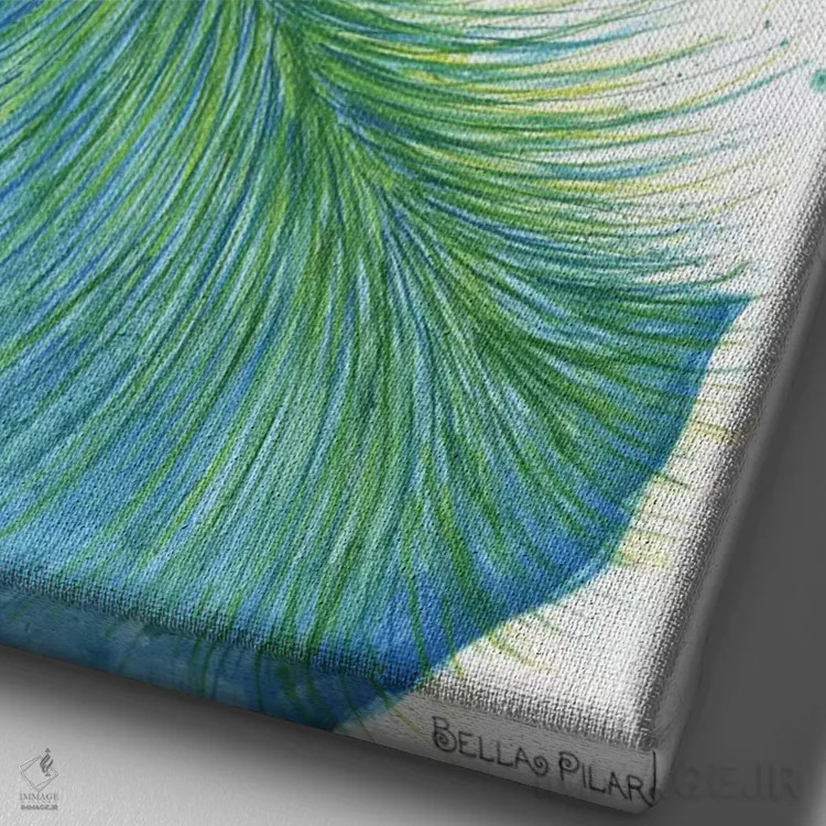 تابلو پر فشن خاص (کتور) اثر بلا پیلار - نمای نزدیک بافت بوم