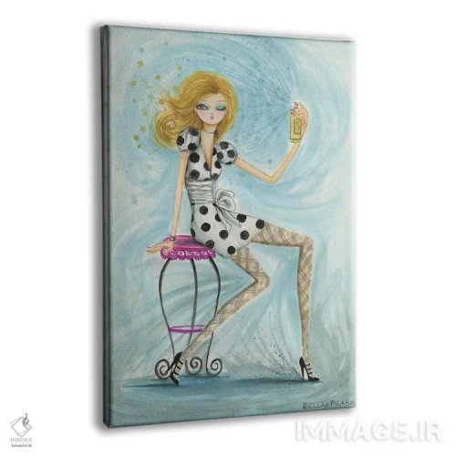 تابلو اسپری مو اثر بلا پیلار - نمای پرسپکتیو محصول