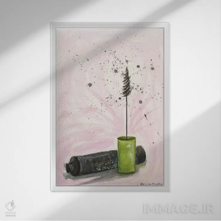 تابلو ریمل اثر بلا پیلار - نمای قابدار سفید