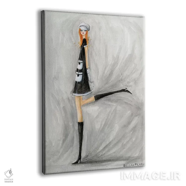 تابلو دختر جیمز باند (سینما) اثر بلا پیلار - نمای پرسپکتیو محصول