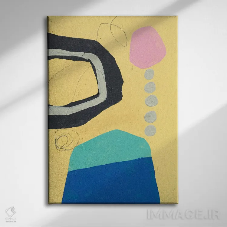 تابلو کوه اثر برانوین بیکر - نمای روبهرو روی دیوار