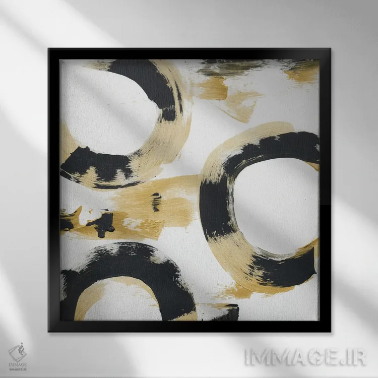 تابلو پیش فرض یک اثر برانوین بیکر - نمای قابدار مشکی