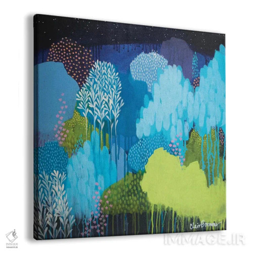 تابلو اشکال حیاتی اثر کلر برمنر - نمای پرسپکتیو محصول