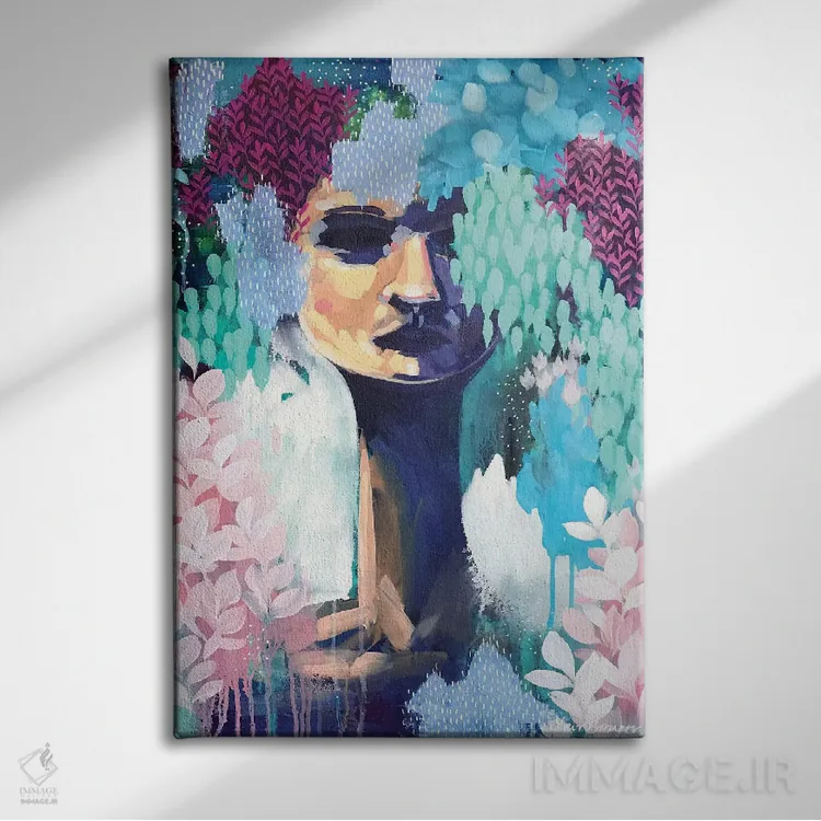 تابلو آنطور که بودم اثر کلر برمنر - نمای روبهرو روی دیوار
