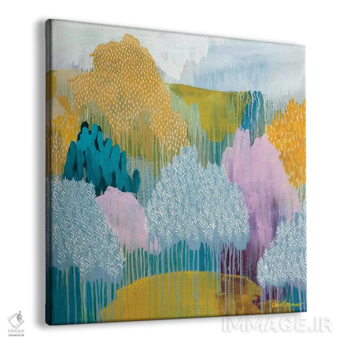 تابلو چمنزار پنهان اثر کلر برمنر - نمای پرسپکتیو محصول