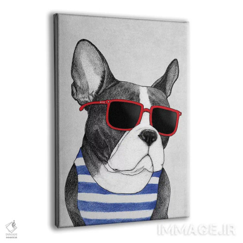 تابلو فرنچی (بولداگ فرانسوی) اثر باروف - نمای پرسپکتیو محصول