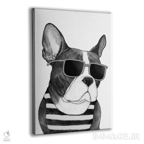 تابلو فرنچی (بولداگ فرانسوی) اثر باروف - نمای پرسپکتیو محصول