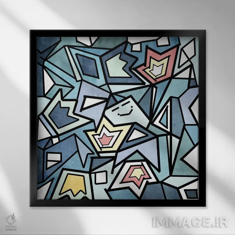 تابلو بلافاصله بعد از مهمانی اثر باروف - نمای قابدار مشکی