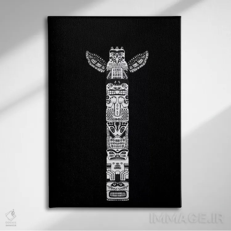 تابلو توتم اثر باروف - نمای روبهرو روی دیوار