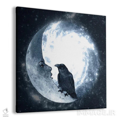 تابلو کلاغ و ماهش اثر باروف - نمای پرسپکتیو محصول