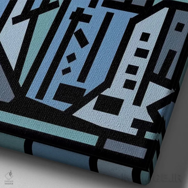 تابلو هیپستر غمگین و پشه مسی اثر باروف - نمای نزدیک بافت بوم