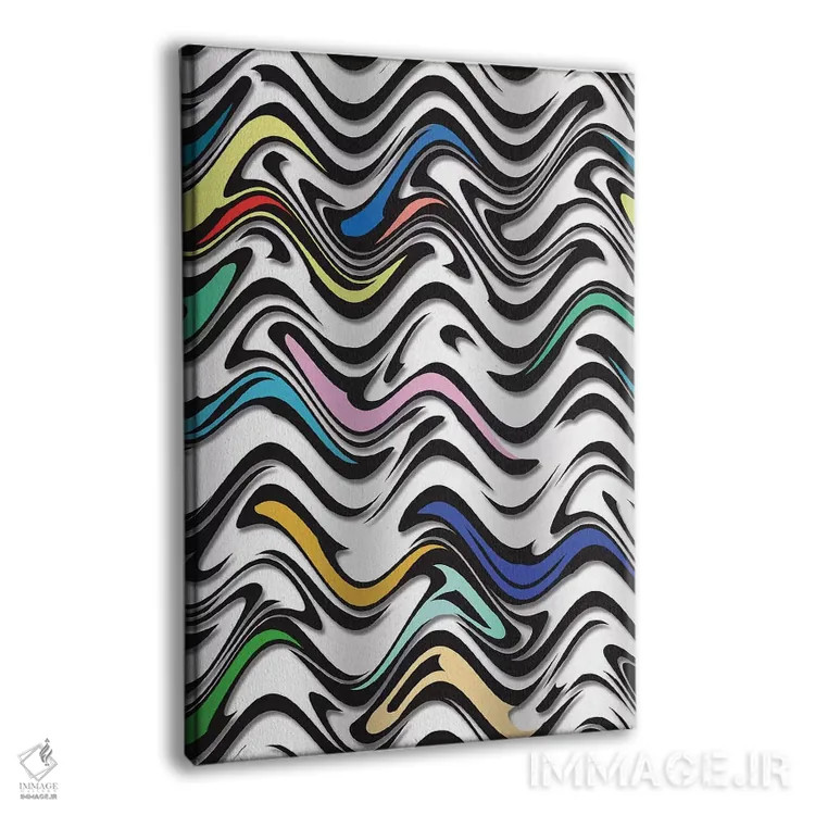 تابلو موج روانگردان در یک انتزاع شهری اثر باروف - نمای پرسپکتیو محصول